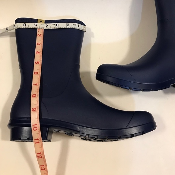 UGG Sienna Matte Rain Boots: Navy 10 - Picture 4 of 15